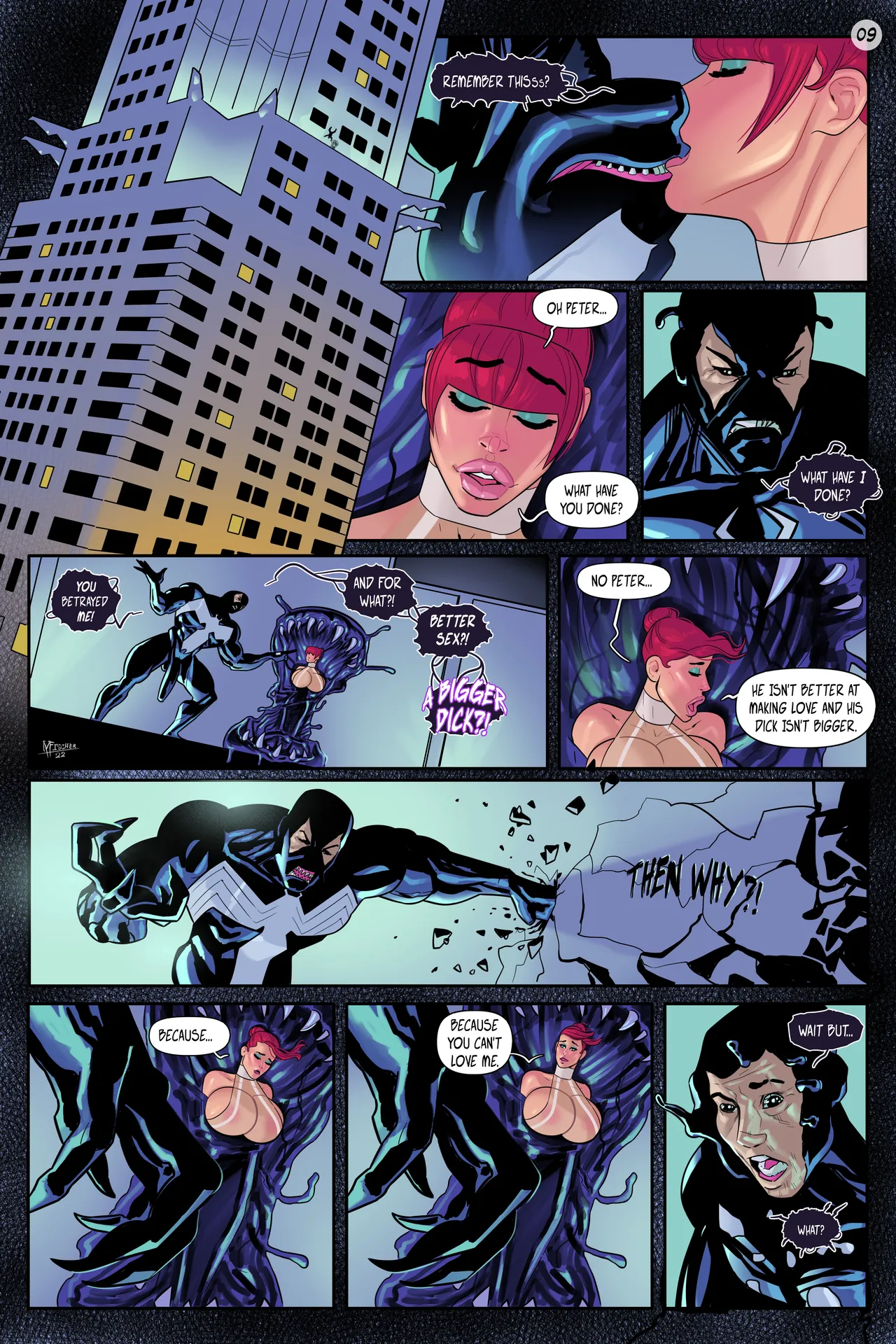 Venom's Kiss: Muscle &amp; Bone #3 page 9 full
