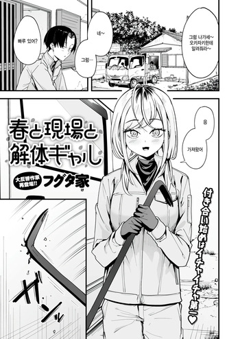 haru to genba to kaitai girl cover