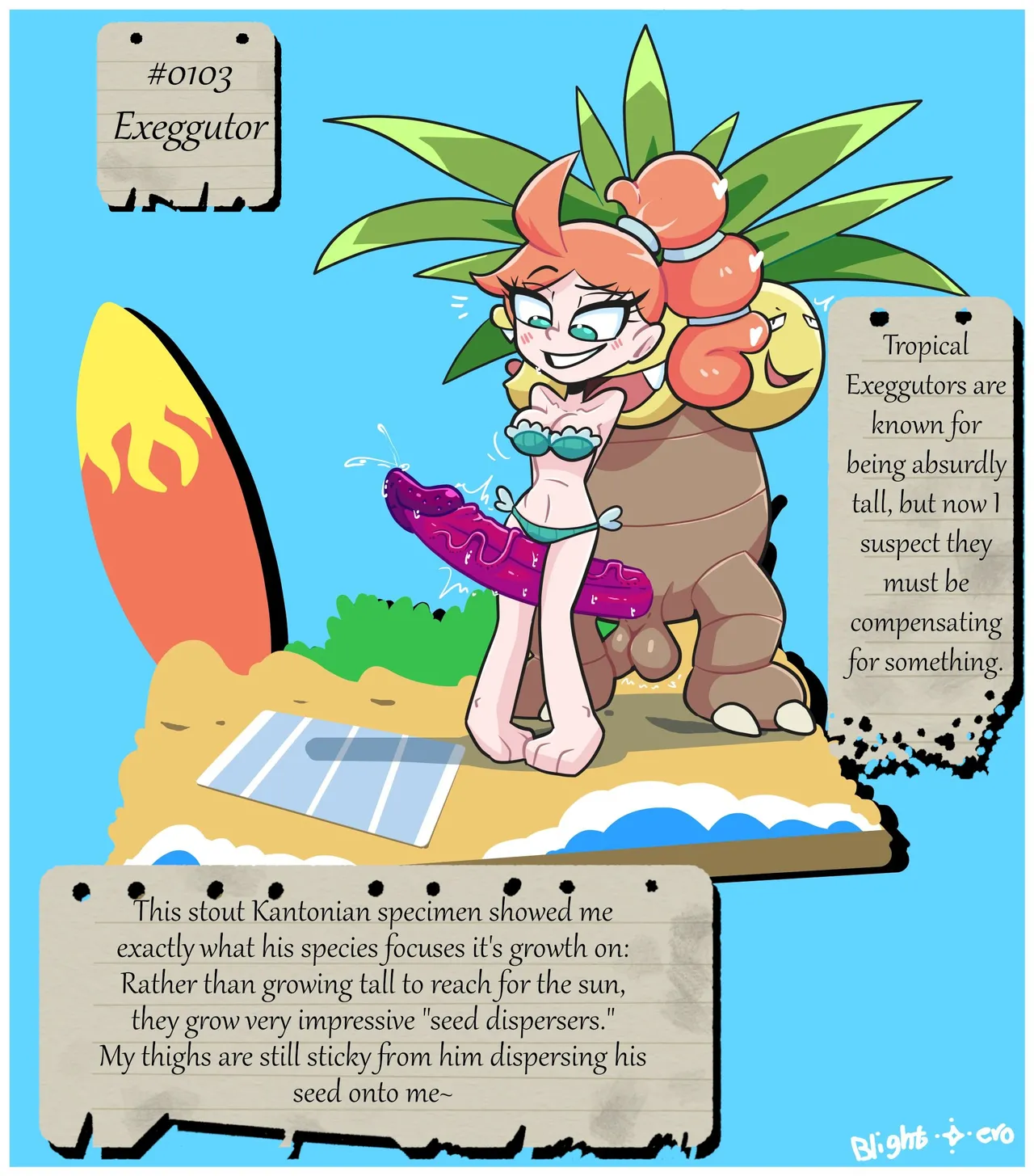 Professor Sonia's PokeDEX page 10 full