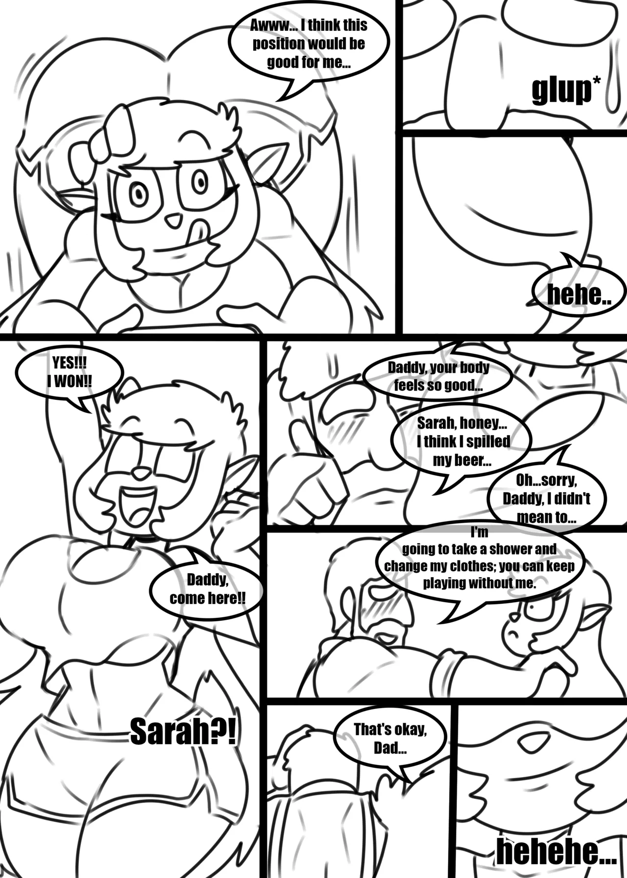 "Playing with Daddy" page 3 full