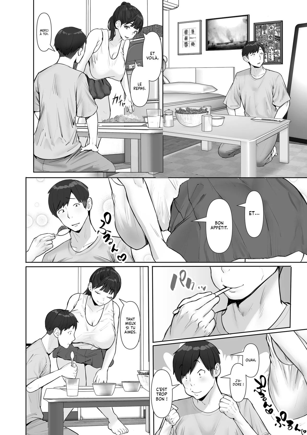 Ai no Nokori Ka Tonari no Onee-san ga Kanojo ni Nattara | L'Amour, un Parfum persistant ~ Quand ma Voisine devient ma Petite Amie ~ page 2 full