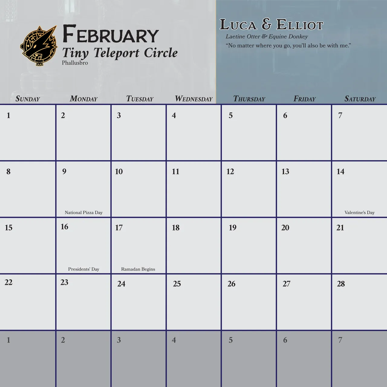 Boys of the Beast World 2026 Masculine Calendar and Pinups page 7 full