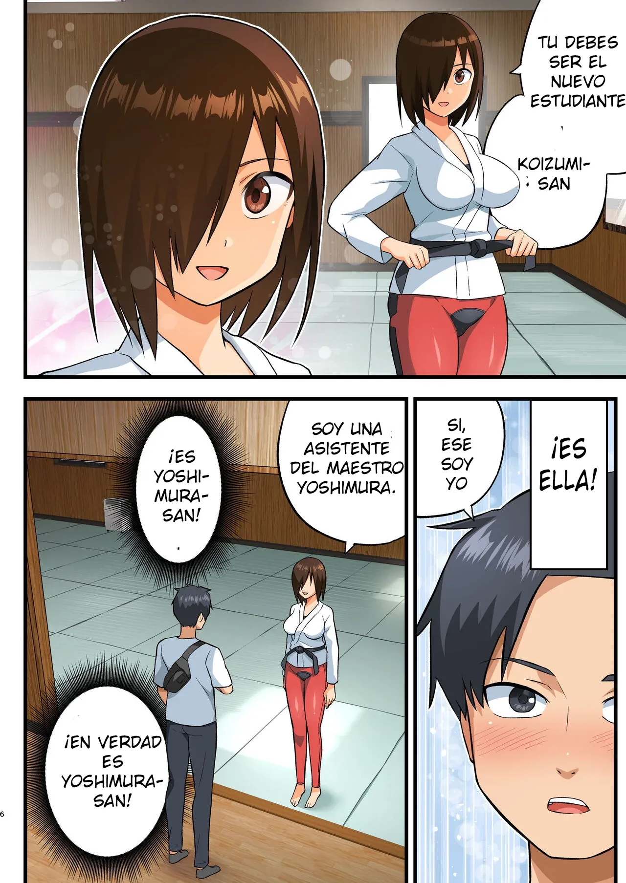 Tatakae! Yoshimura-san! 1 ~Otoko wa Full Bokki Oazuke NTR~｜¡Pelea! ¡Yoshimura-san! 1 ~Hombre con Pene Erecto en Espera~ page 5 full