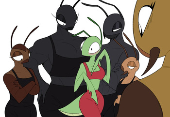 Mantis Harem &amp; "Yeah I Can Take Them" cover
