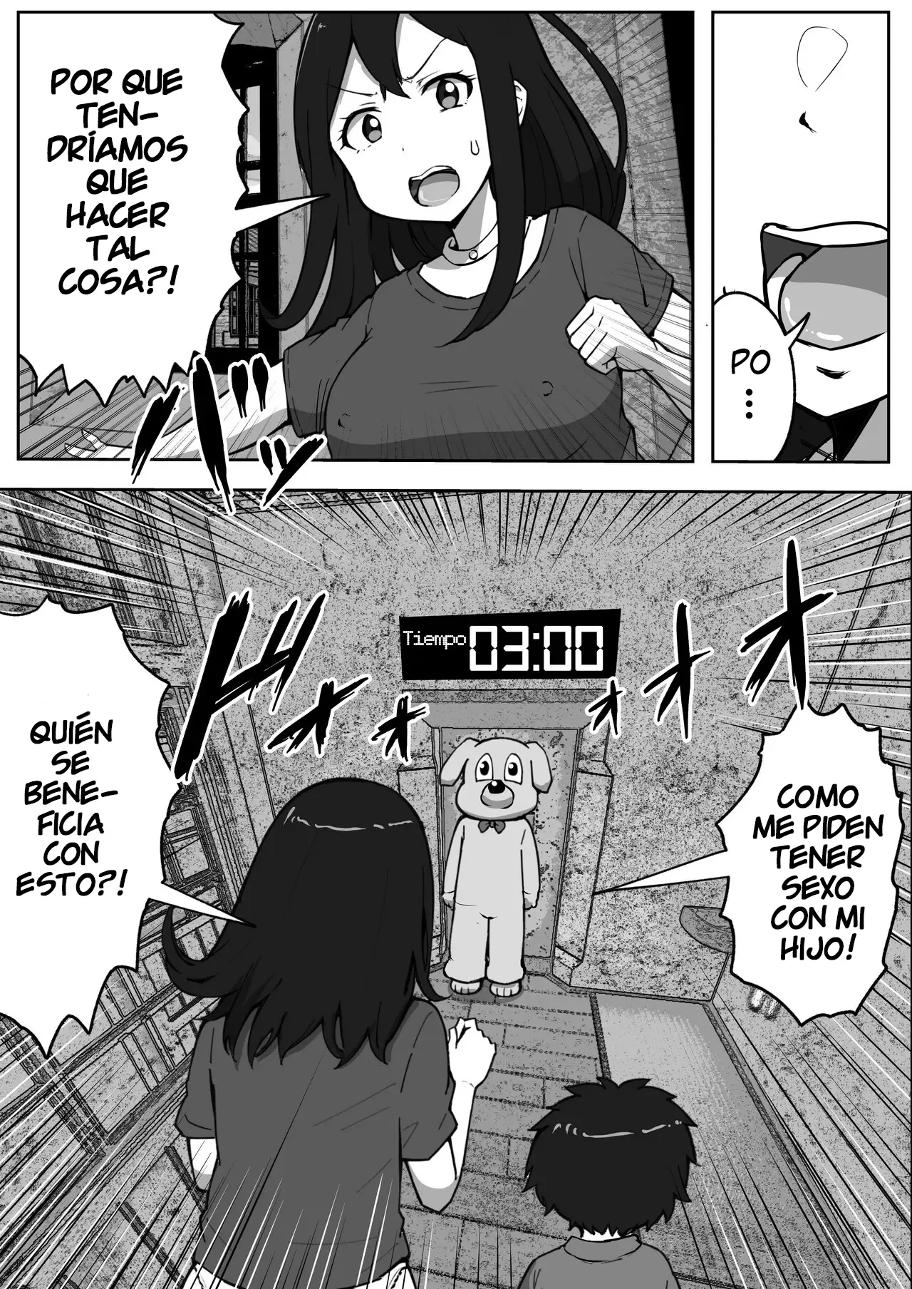 Oyako Nakadashi Death Game | Juego de la Muerte de Sexo Madre e Hijo con corrida dentro page 9 full