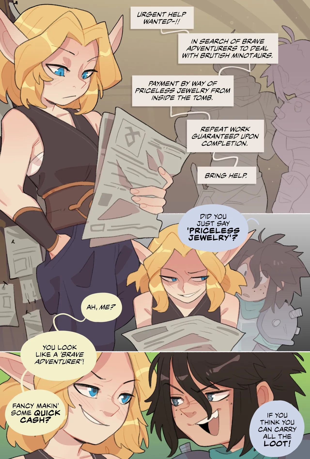 Syllia and Zoey page 1 full