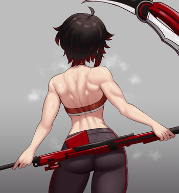 Team RWBY back muscles cover