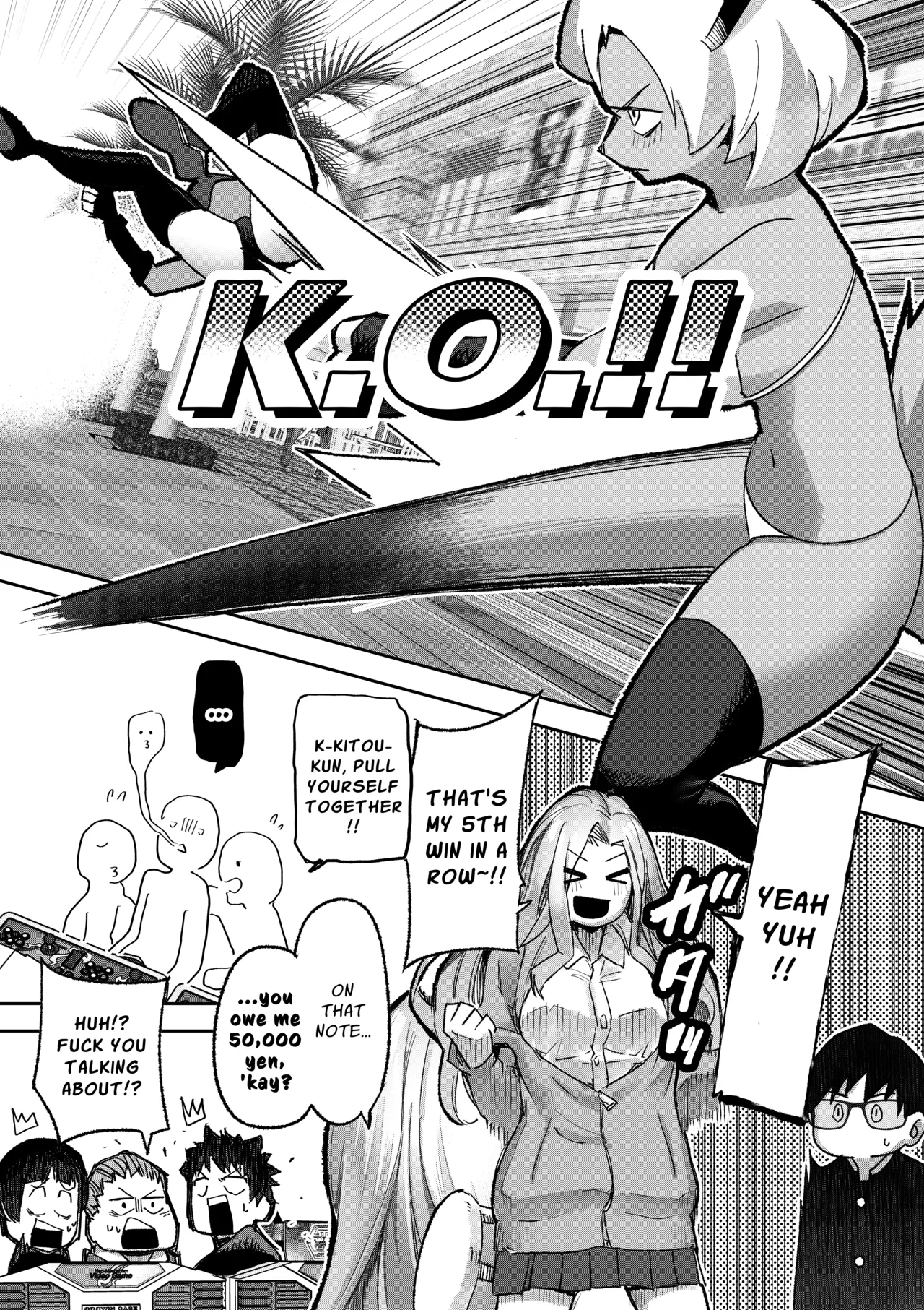 Gal Pro Gamer-sama no Nama Oppai wo Fan no Mae de Sarashite Yaru yo | I'll Expose The Pro Gamer Gal's Breasts Before Her Fans page 8 full
