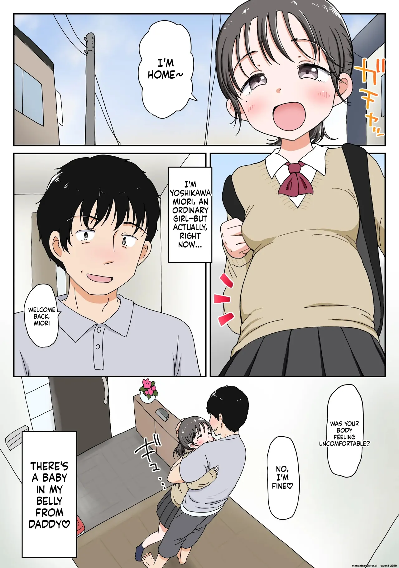 Oyako Honmono Seikyouiku 5 Haran demo nao-chū dashi motomeru dosukebe bishōjo ninpu page 2 full