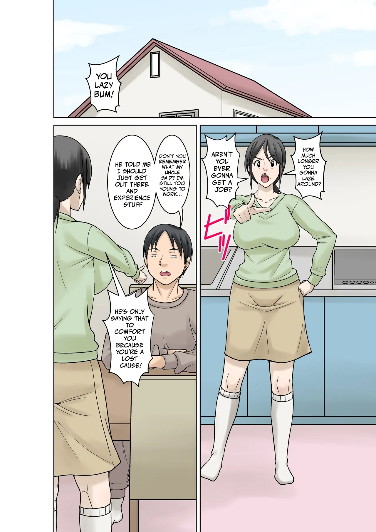 Since my mom broke both her hands, it’s my duty to take care of her. Episode 1 page 2 full