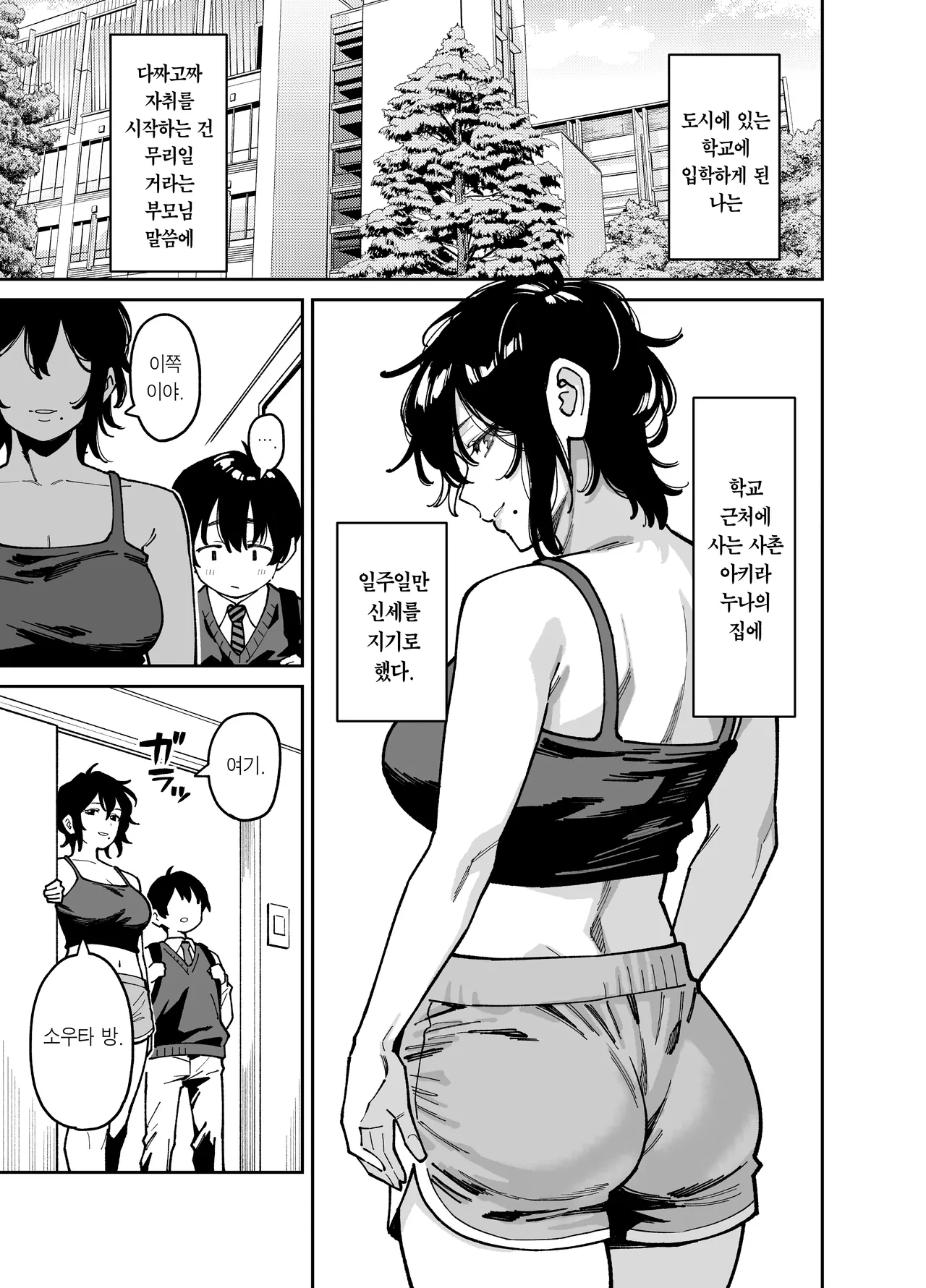 Itoko no Nee-chan no Oppai Mondara Ecchi Suru Koto ni Natta Hanashi. | 사촌 누나의 가슴을 주물렀더니 야한 짓을 하게 된 이야기. page 4 full