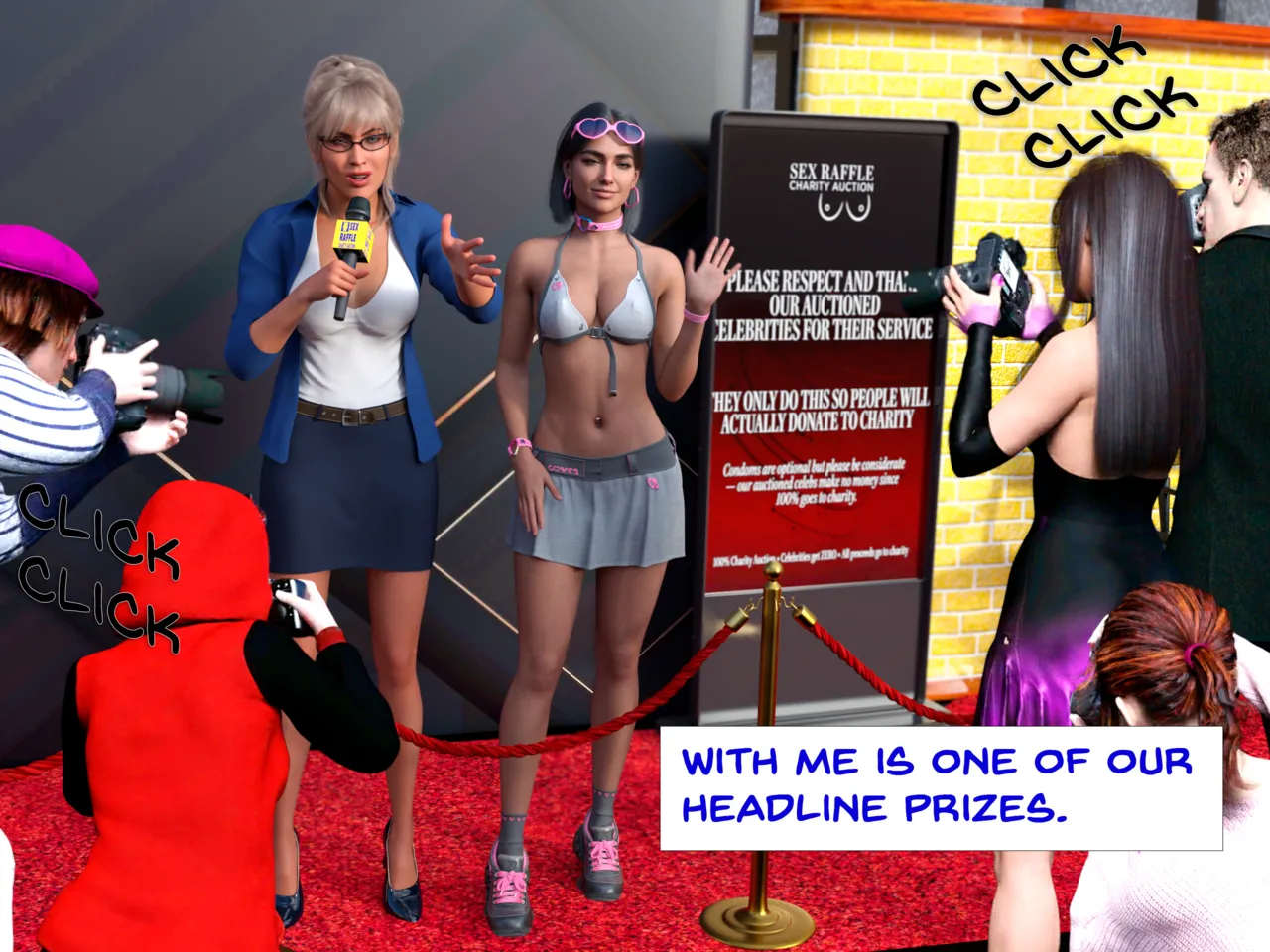 Charity Sex Raffle: The Pop Princess page 3 full