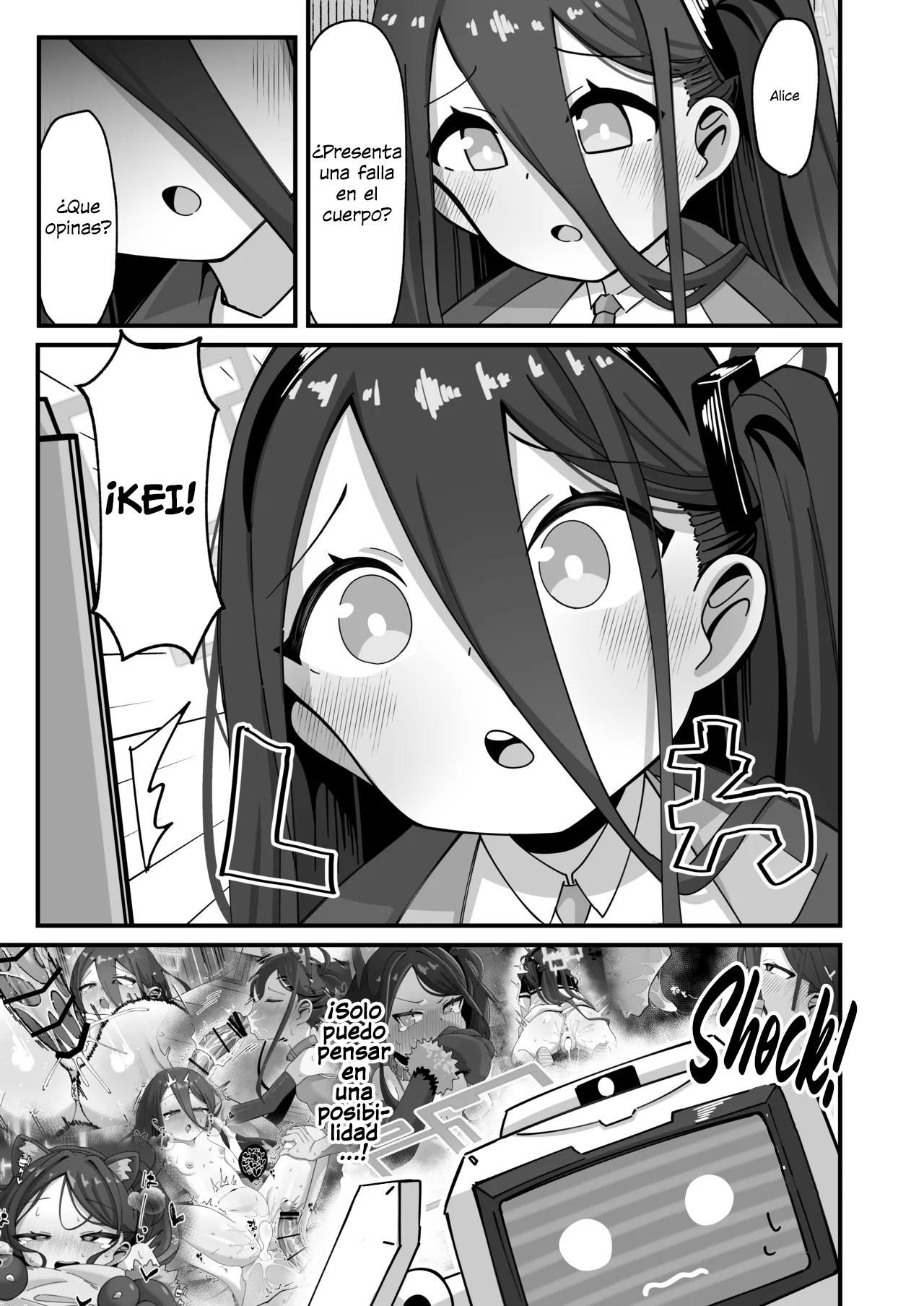 Alice y Kei en Intercambio tras desmayo provocado por el Orgasmo | Una historia con contenido de apareamiento con Kei page 6 full