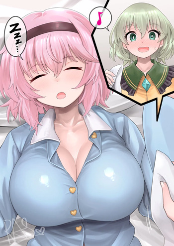 Nete Iru Satori No Oppai O Tsukacchau Futanari Koishi-chan cover
