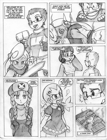 Mega Man Battle network Comic. cover