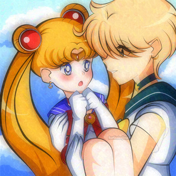 sailor moon art compilation cover
