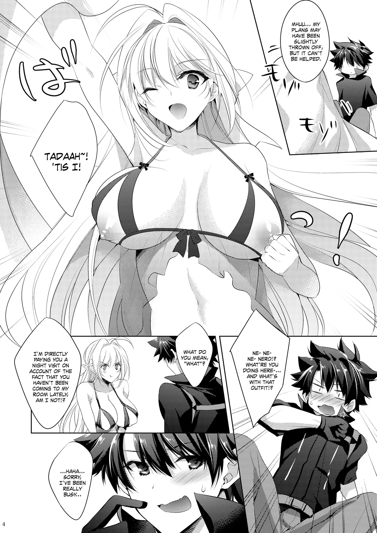 Nero-chama ga Amayakashi Ecchi Shite Kureru Hon | Book Where Nero-chama Spoils And Fucks Me page 4 full