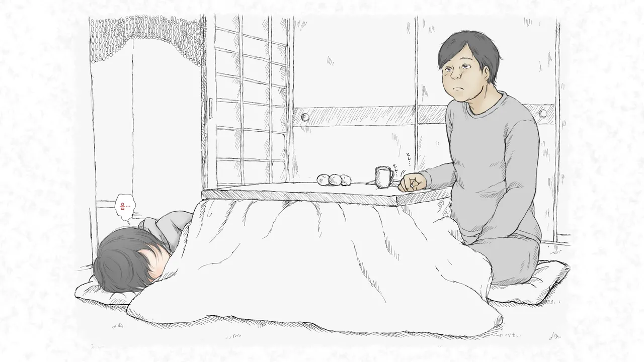 Kotatsu to Mei to, Fuyu no Yoru. -Shoukei- | 코타츠와 조카와, 겨울밤. -동경- page 5 full