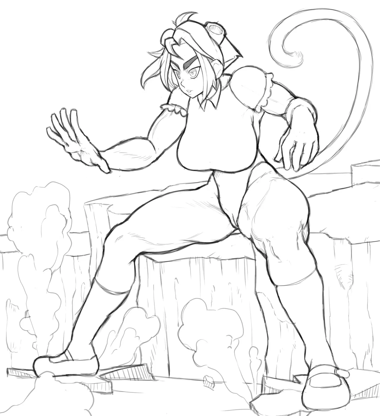 Monkey Girls page 9 full