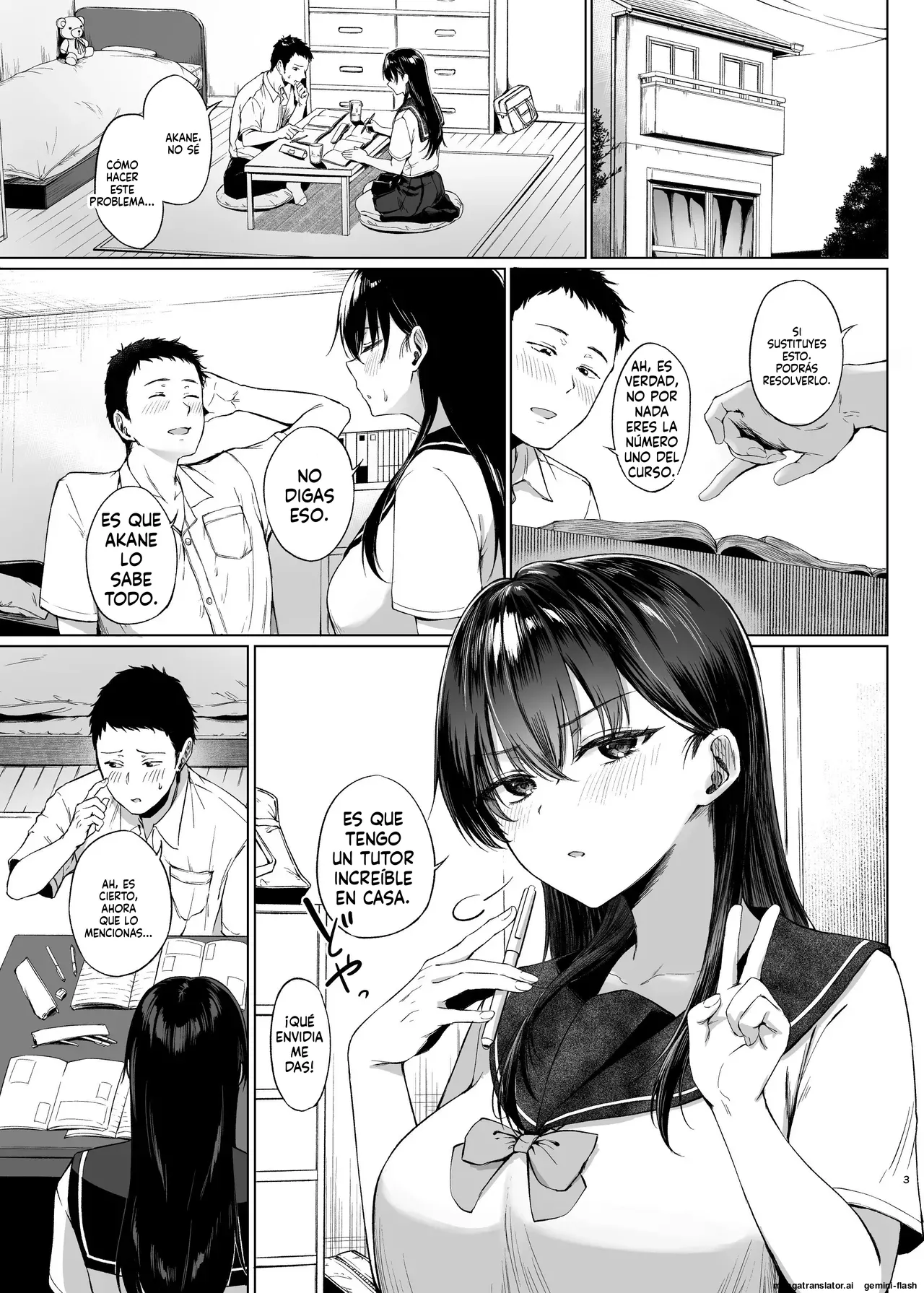 Bakunyuu Yuutousei ni Hitsuyou na Chinpo no Obenkyou Zenpen page 3 full