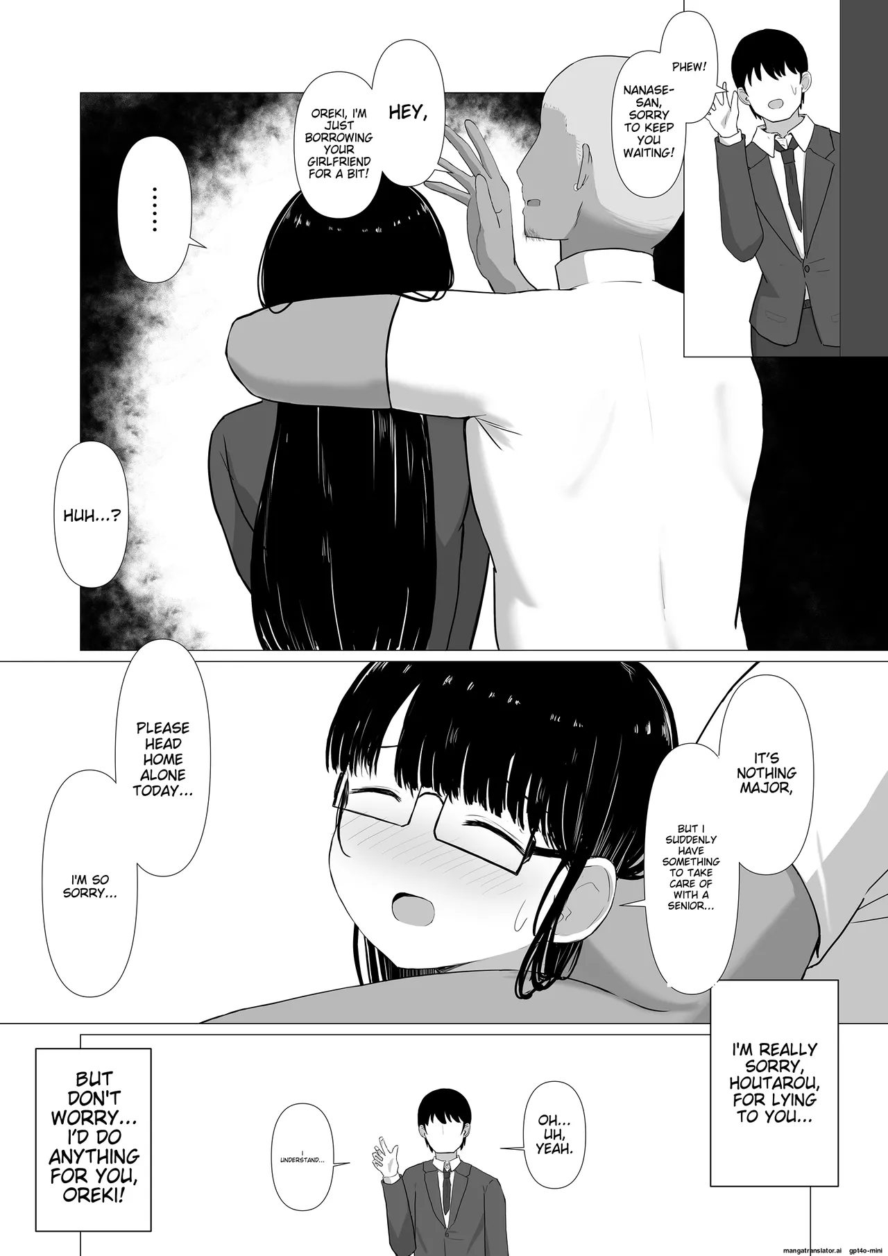 A timid, plain-looking woman with big breasts is swept away and falls into the trap of becoming a playboy's sex friend page 10 full
