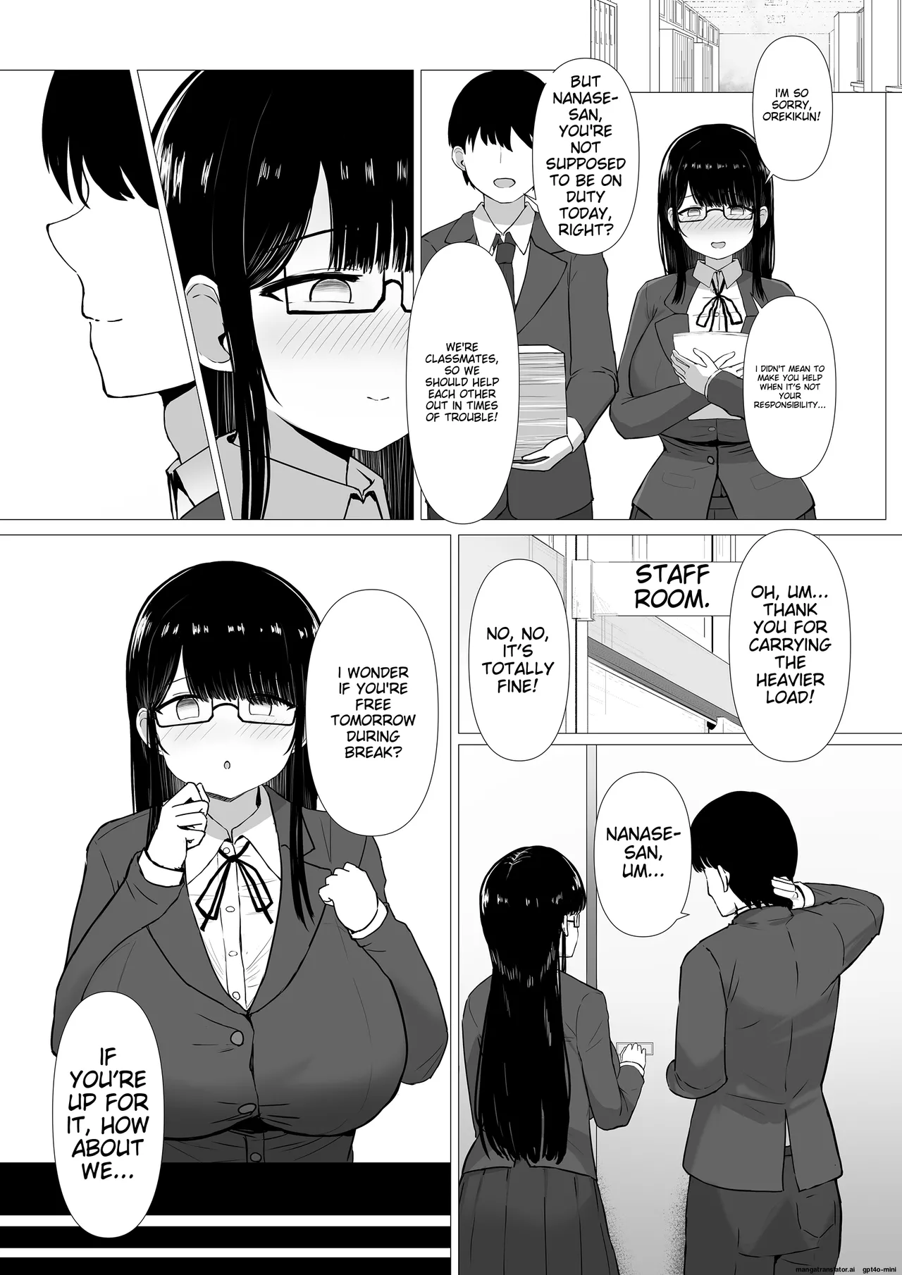 A timid, plain-looking woman with big breasts is swept away and falls into the trap of becoming a playboy's sex friend page 4 full