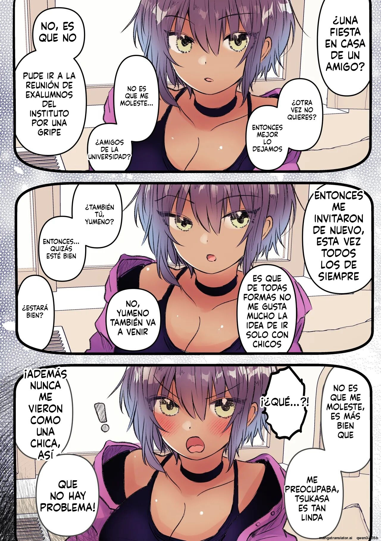Boyish de Kyonyuu na Kanojo ga Mukashi no Otoko Tomodachi to Nomikai ni Itta Kiri page 8 full