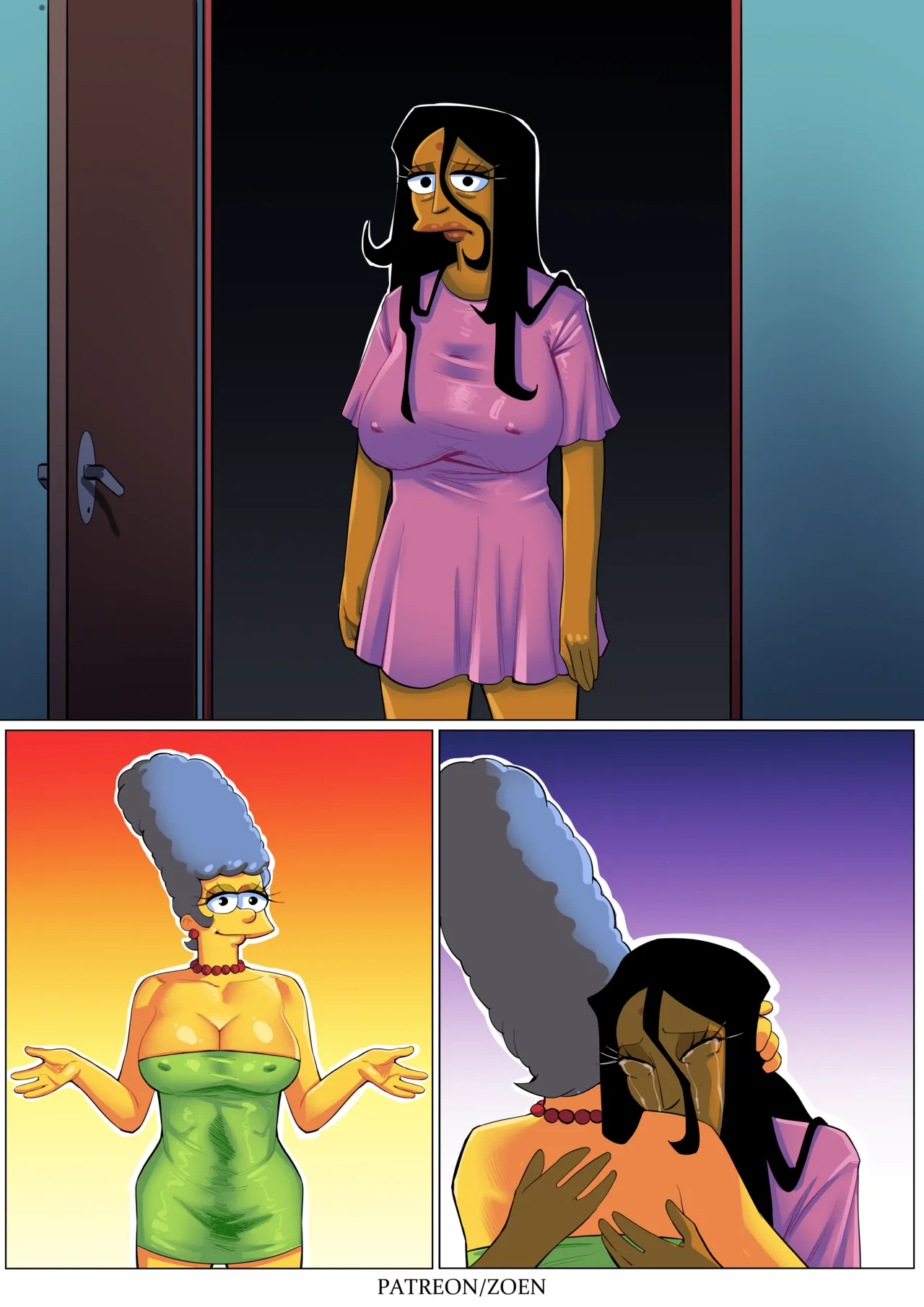 The Simpsons "Manjula's Deal" - By:Zoen page 9 full