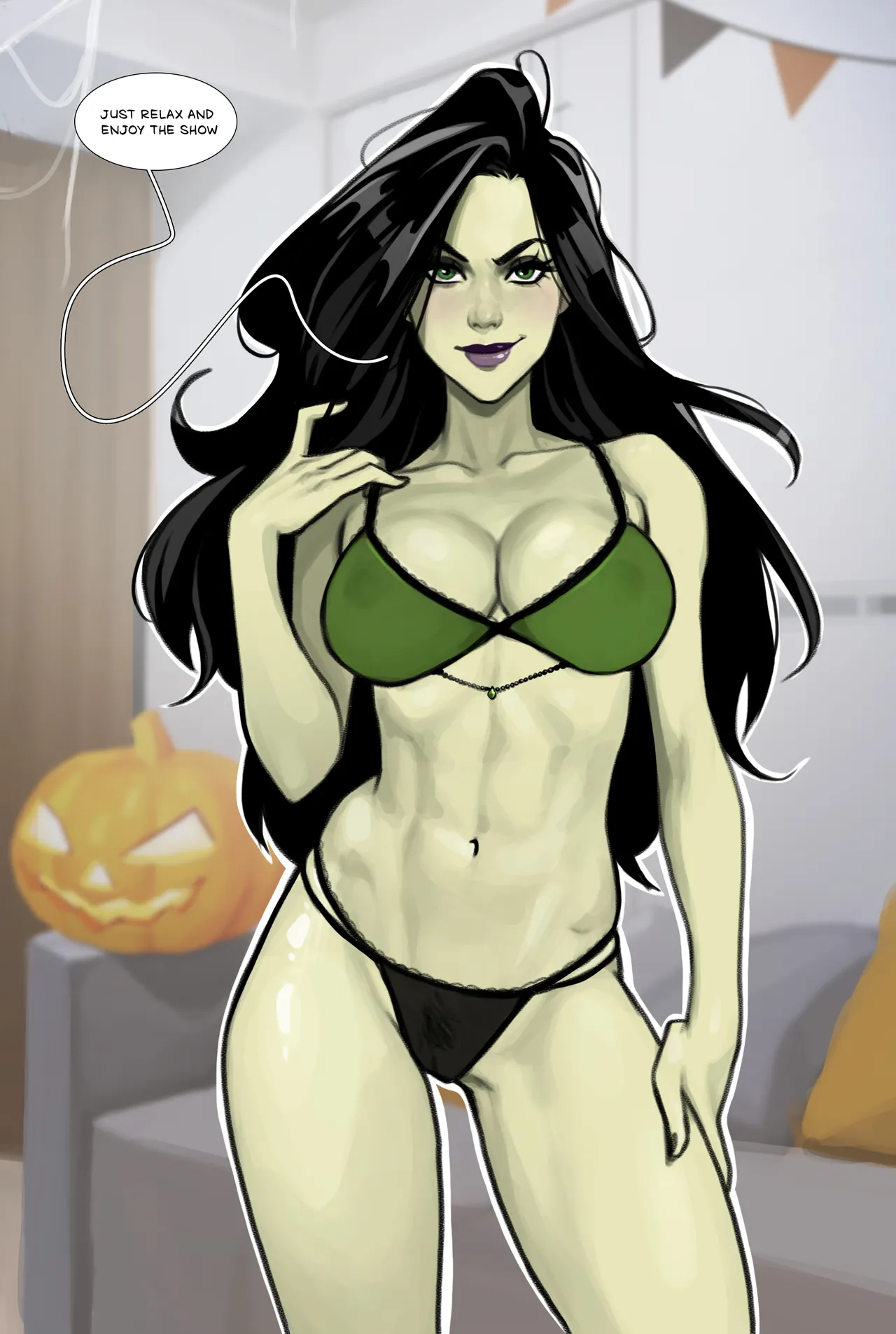 Kim &amp; Shego's Halloween page 8 full