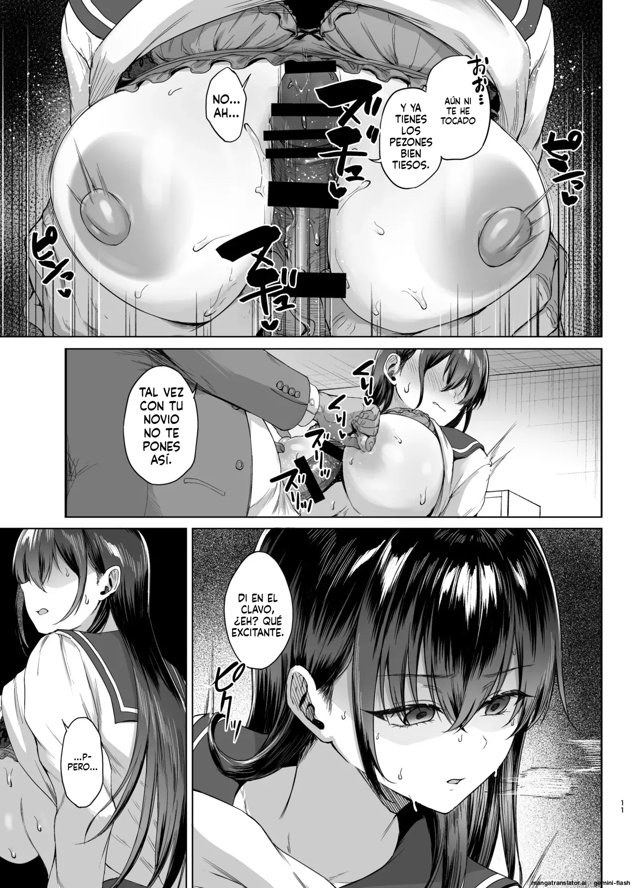 Bakunyuu Yuutousei ni Hitsuyou na Chinpo no Obenkyou Chuuhen page 10 full