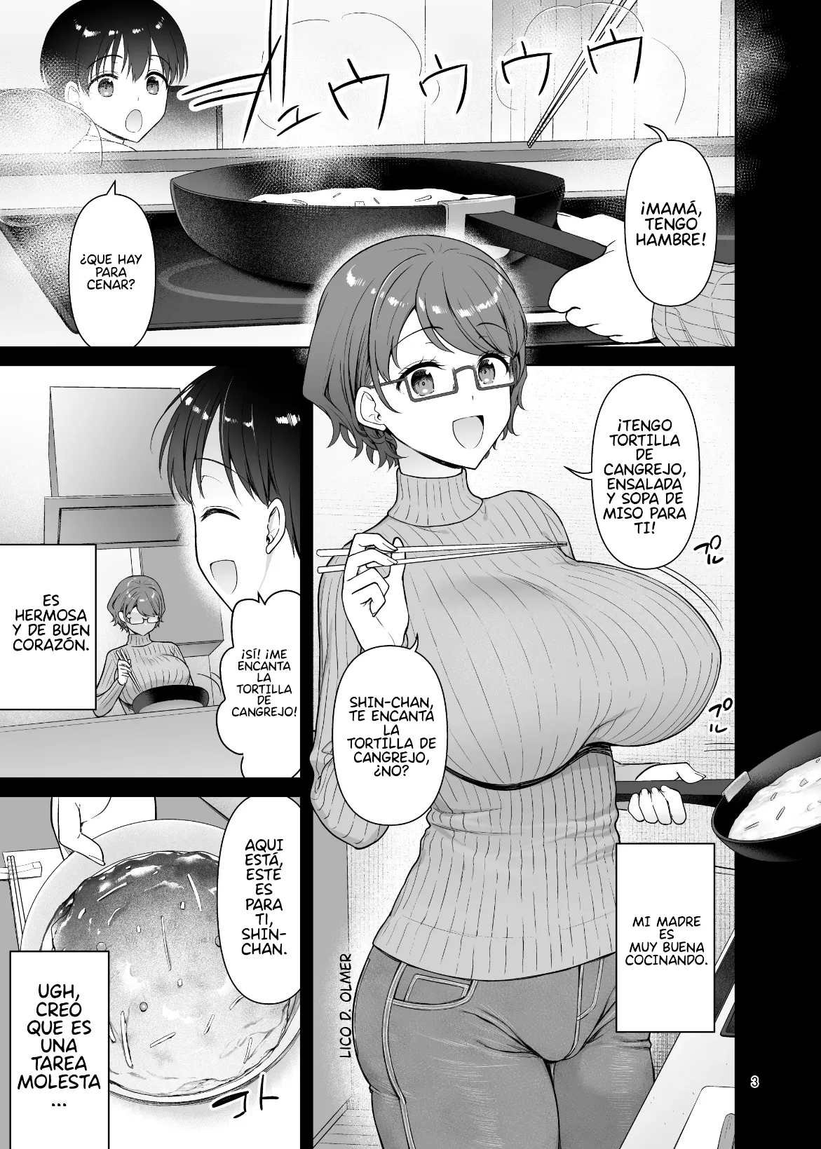 Boku no Mama wa Otouto no Mae de dake Dosukebe ni Naru Sin Censura page 3 full