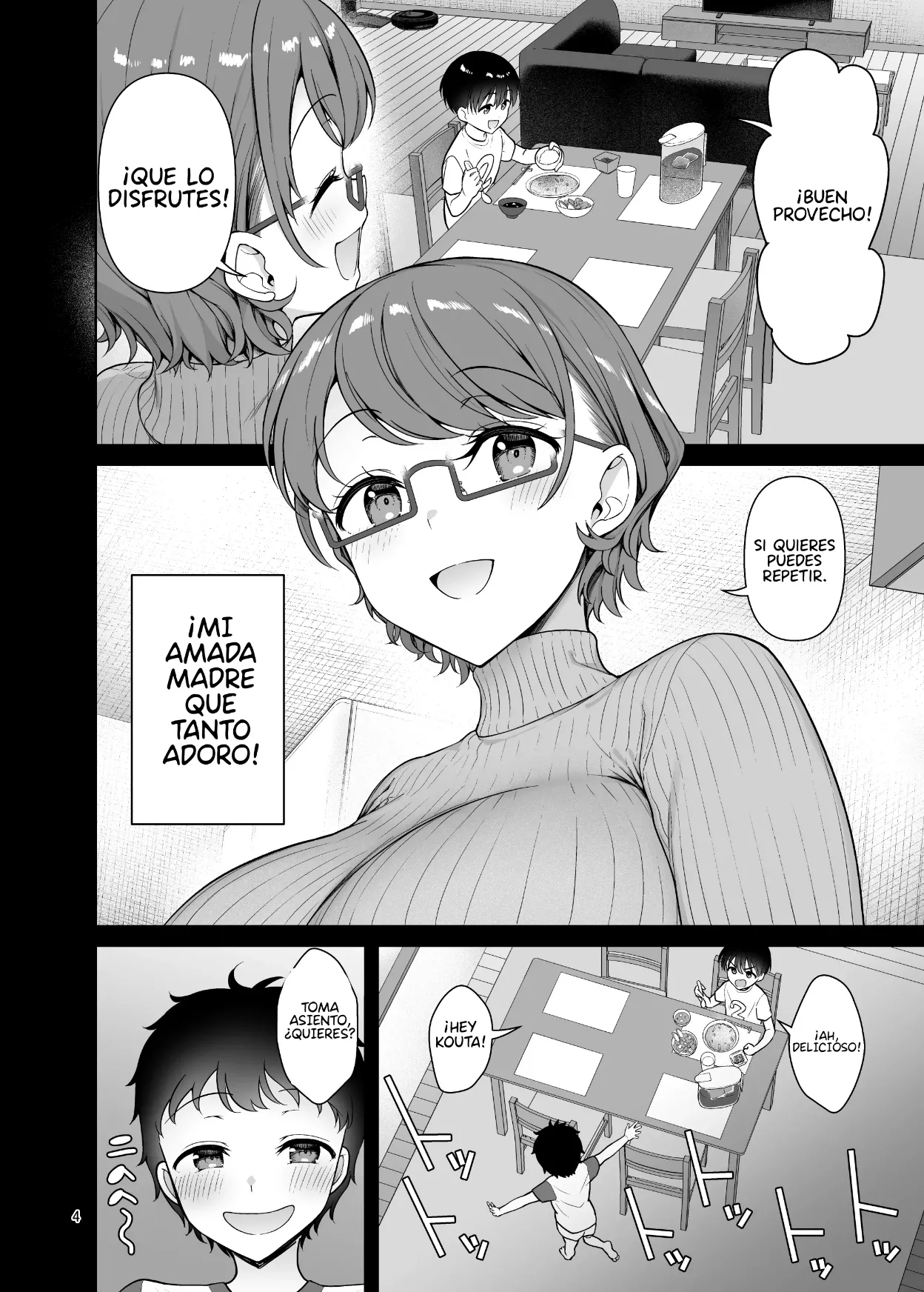 Boku no Mama wa Otouto no Mae de dake Dosukebe ni Naru Sin Censura page 4 full