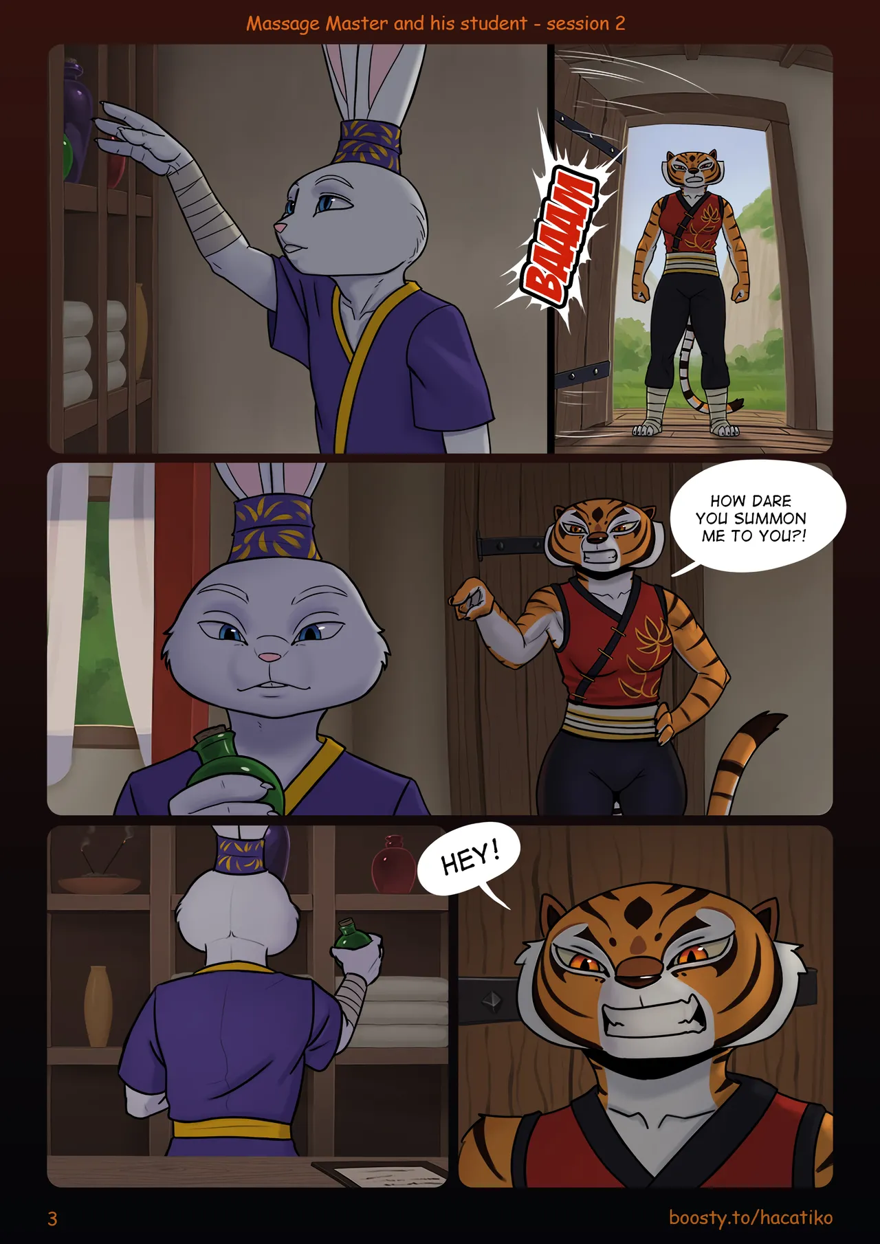Massage master and his student - Session 2 page 4 full