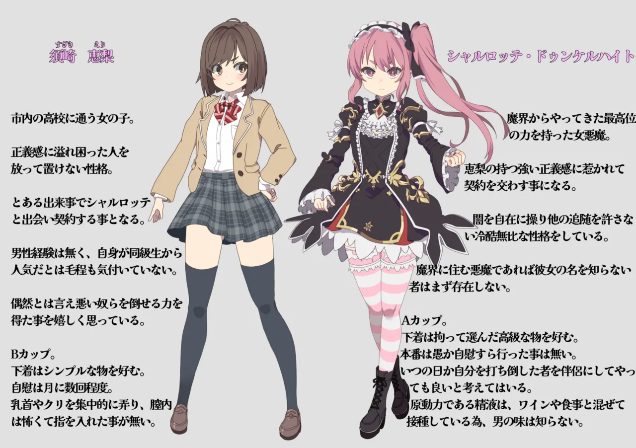 Mahou Shoujo Schwarz Eris ~Chi o Hau Kyousei, Odaku Eki ni Mamireru Shiroi Hada~ page 2 full