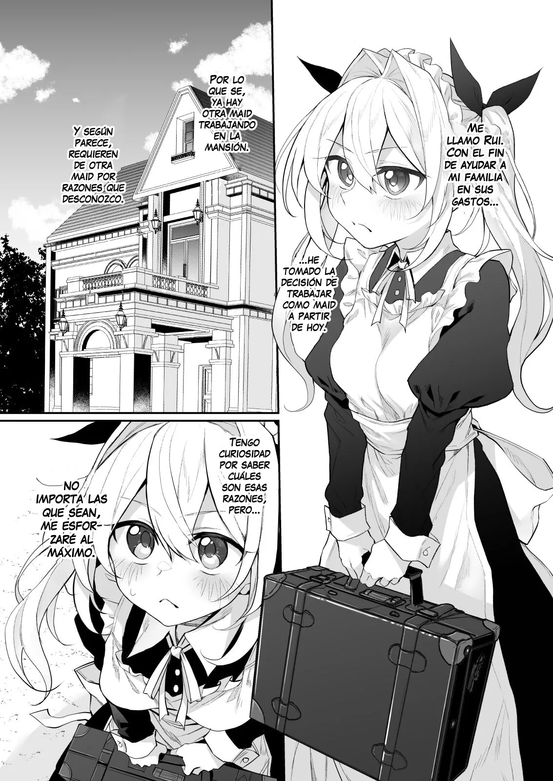 Hatsukoi Maid - First Love Maid 2 ~Watashi no Hatsukoi Obocchama no Goshujin-sama ni Choukyou Sareru Wake ga nai~｜Mi 1er Amor es una Maid 2 ~No permitiré que castiguen a mi primer amor, mi joven amo, mientras yo esté aquí~ page 4 full