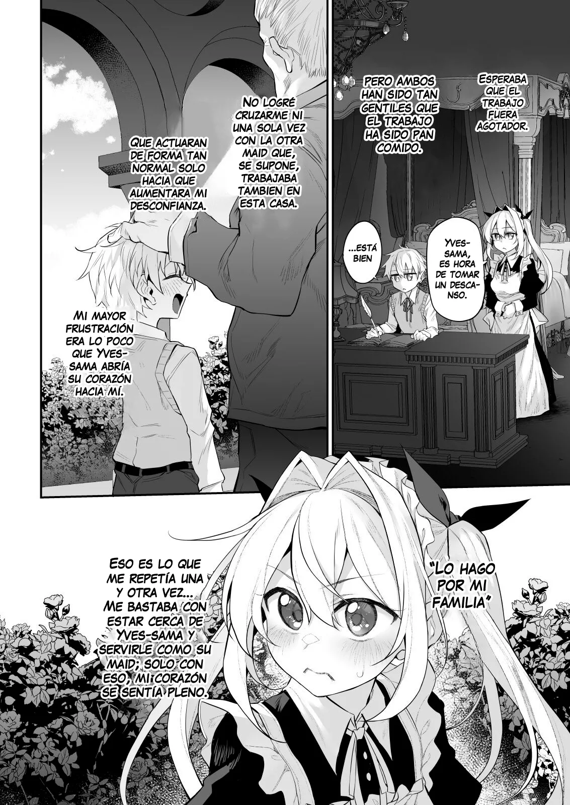 Hatsukoi Maid - First Love Maid 2 ~Watashi no Hatsukoi Obocchama no Goshujin-sama ni Choukyou Sareru Wake ga nai~｜Mi 1er Amor es una Maid 2 ~No permitiré que castiguen a mi primer amor, mi joven amo, mientras yo esté aquí~ page 6 full