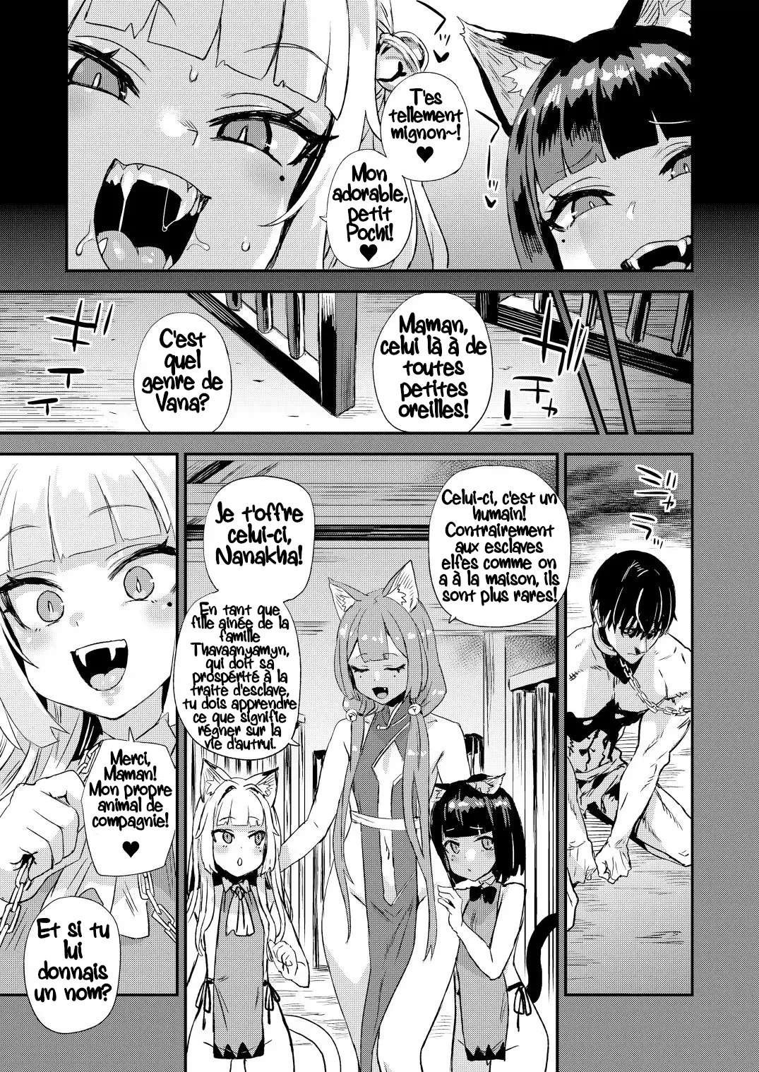 Nekozoku Musume wa Ningen o Kau. - CAT GIRLS KEEP A HUMAN page 4 full