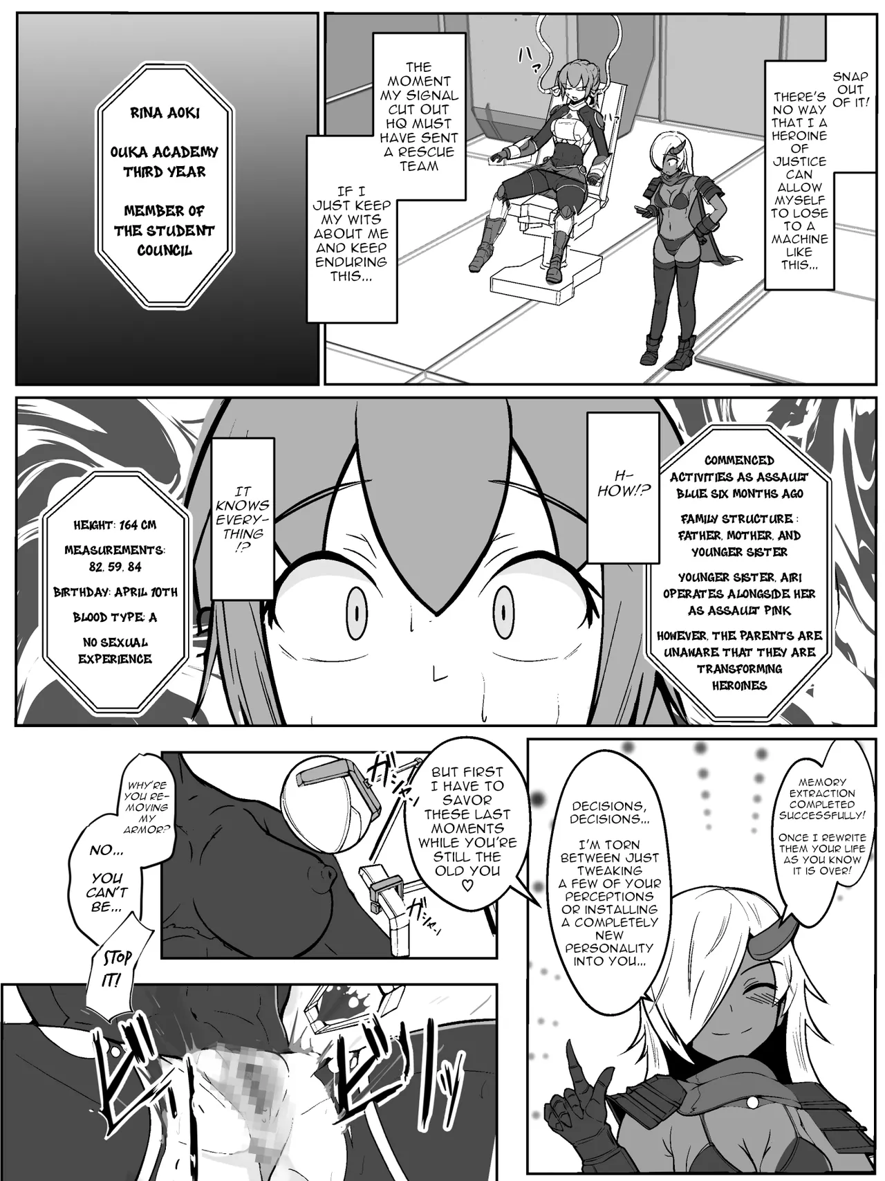 Soukou Senki Assault Blue ~Haiboku Heroine Subete o Ubaware Zetsubousu~ page 10 full