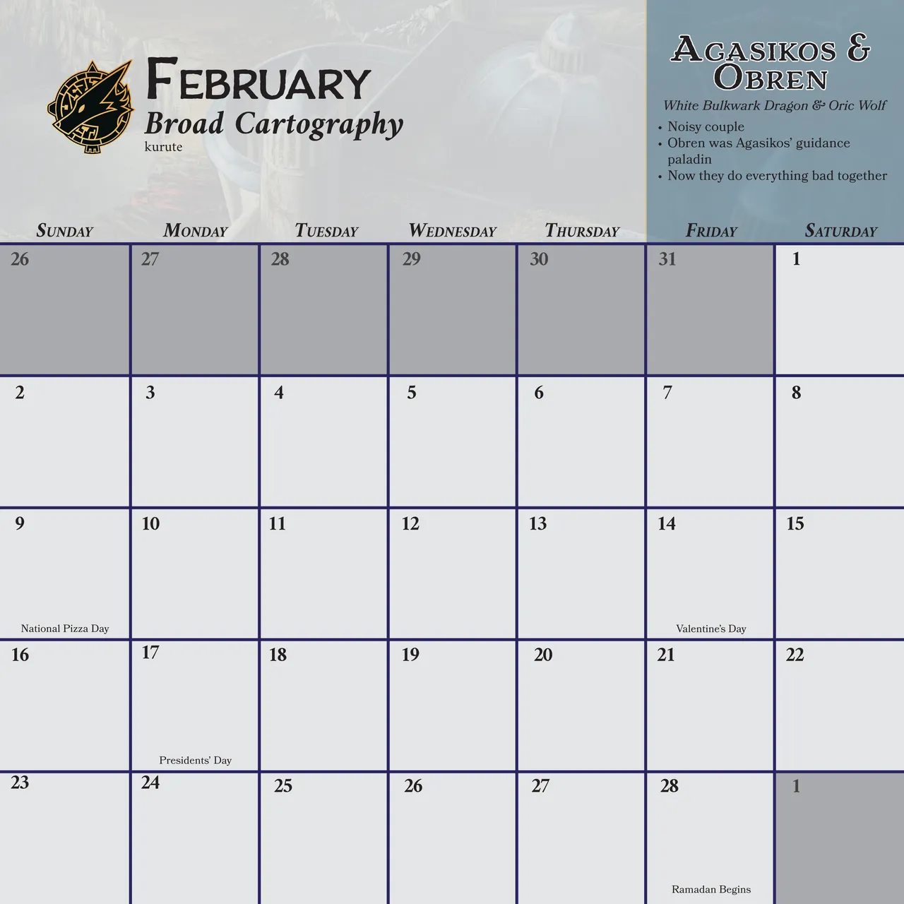 Boys of the Beast World 2025 Masculine Calendar and Pinups page 7 full