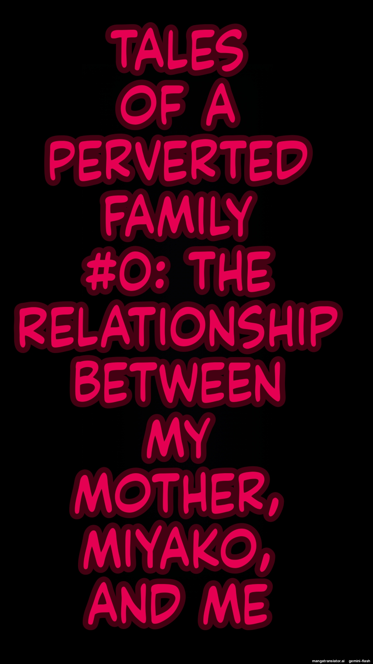 Perverted Family ~ My Relationship with My Mother, Miyako page 3 full