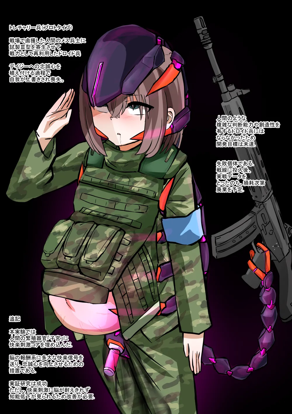 Kikai Kisei -Rokaku Sareta Onna Heishi- page 7 full