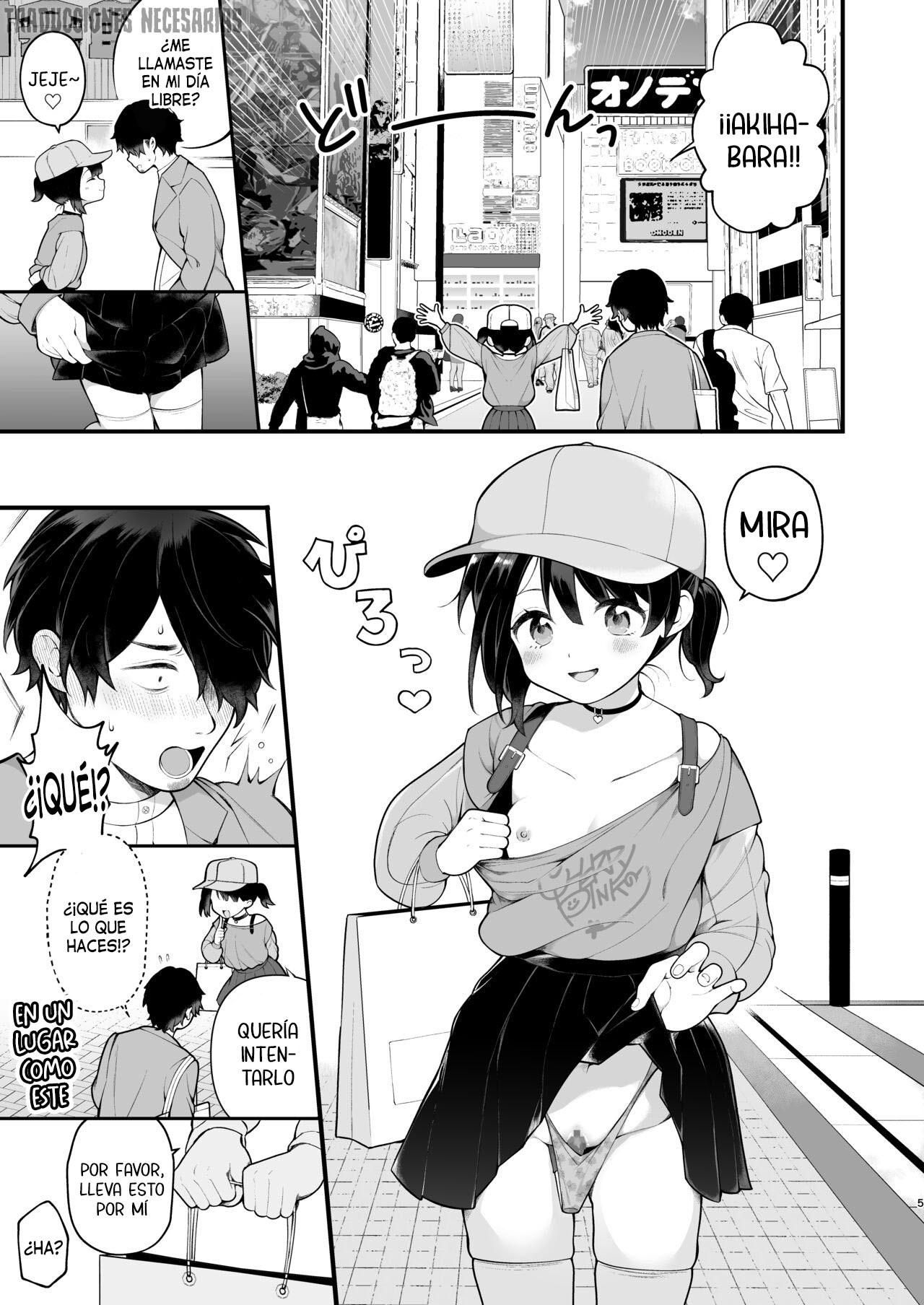 Oshi no Idol ga Roshutsukyou datta Ken. Akihabara Date Hen | Mi idol favorita terminó siendo una exhibicionista. Cita en Akihabara page 7 full