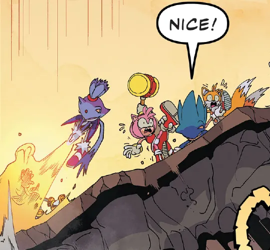 Sonic the Hedgehog IDW &amp; Archie Amy Rose Uncensored Panels page 4 full