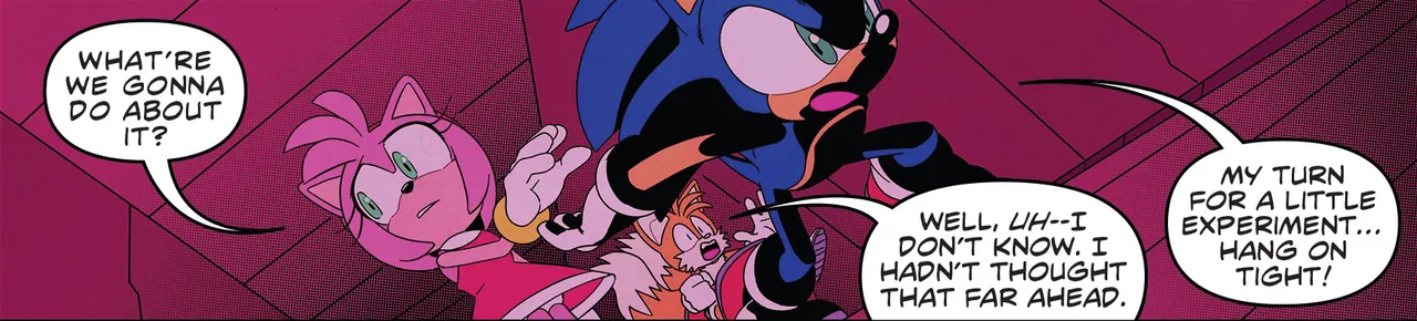 Sonic the Hedgehog IDW &amp; Archie Amy Rose Uncensored Panels page 7 full