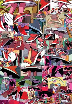 Sonic the Hedgehog IDW & Archie Amy Rose Uncensored Panels