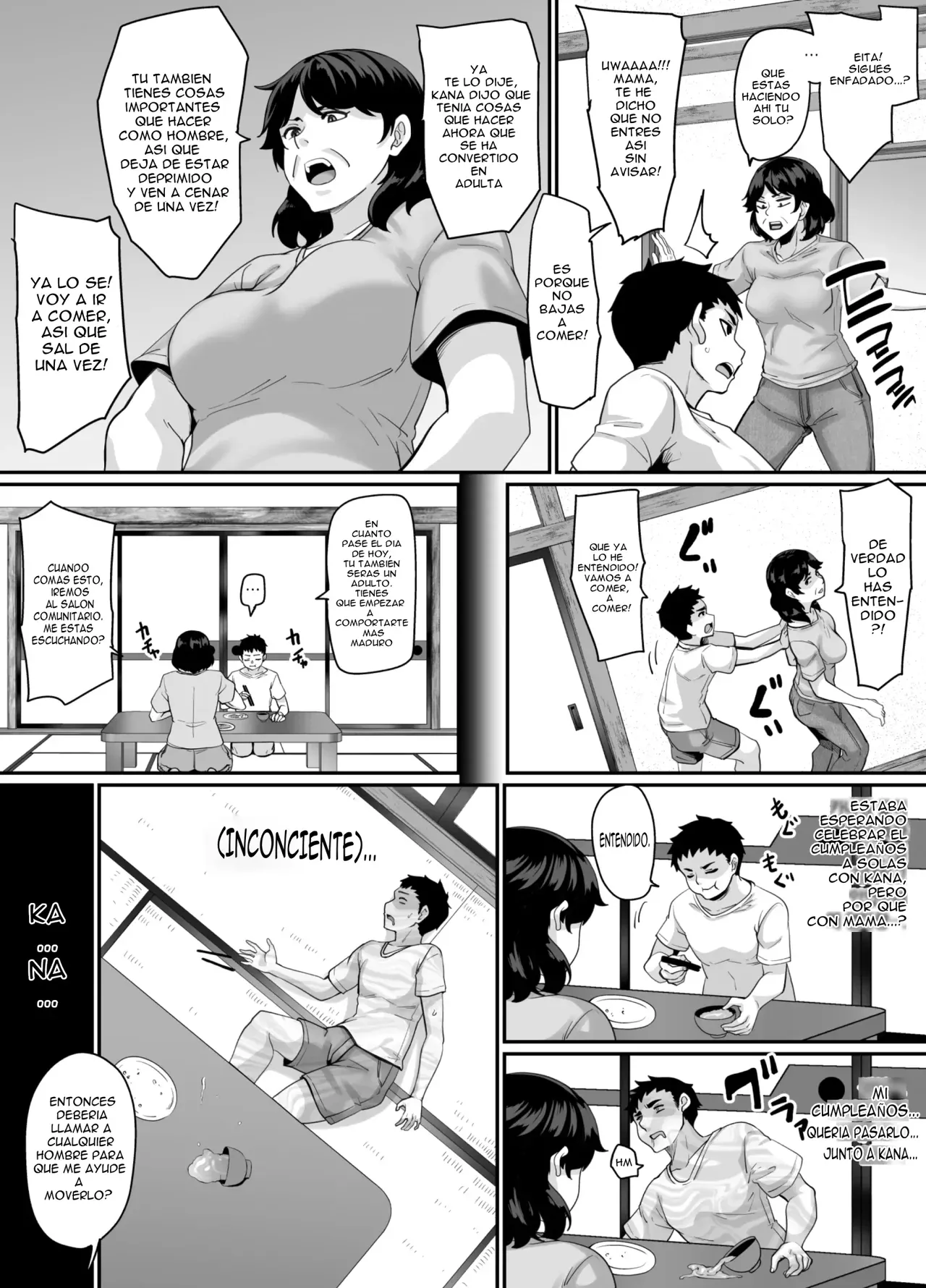 Onna Amarimura no Inshuu ~Otoko wa Juunin Haramasete Ichininmae Toiu Inaka no Fuuchou~｜Costumbre de la aldea con Exceso de Mujeres ~La tendencia rural de que un hombre debe dejar embarazadas a 10 personas para ser un adulto respetable~ page 10 full