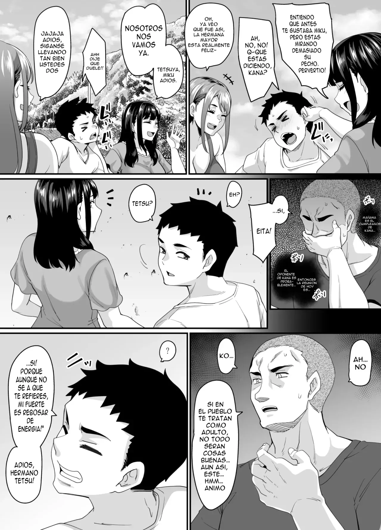 Onna Amarimura no Inshuu ~Otoko wa Juunin Haramasete Ichininmae Toiu Inaka no Fuuchou~｜Costumbre de la aldea con Exceso de Mujeres ~La tendencia rural de que un hombre debe dejar embarazadas a 10 personas para ser un adulto respetable~ page 7 full