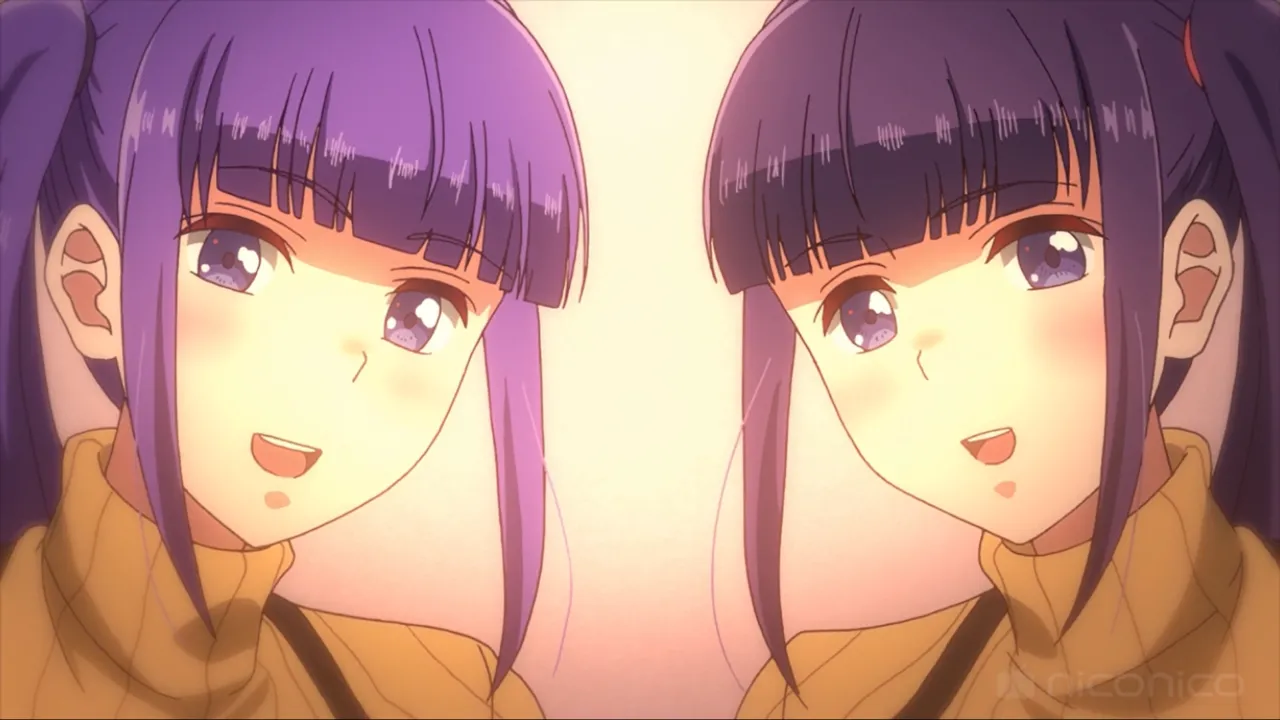 Iya na Kao Sarenagara Opantsu Misete Moraitai Facial cumshot on twin sisters 2 page 8 full