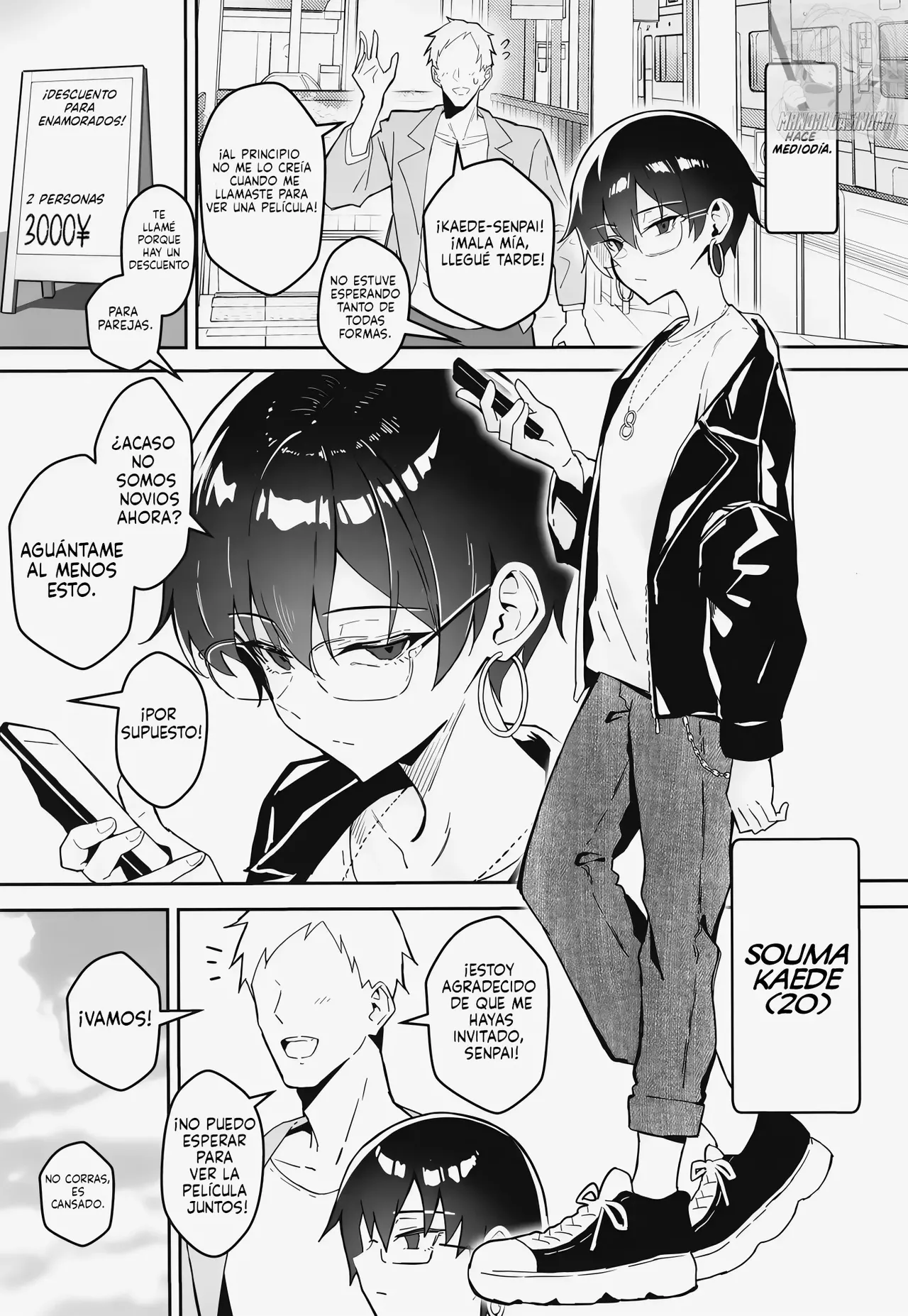 Buaisou na Kakure Kyonyuu Boyish Kanojo to Taikutsu na Date page 4 full