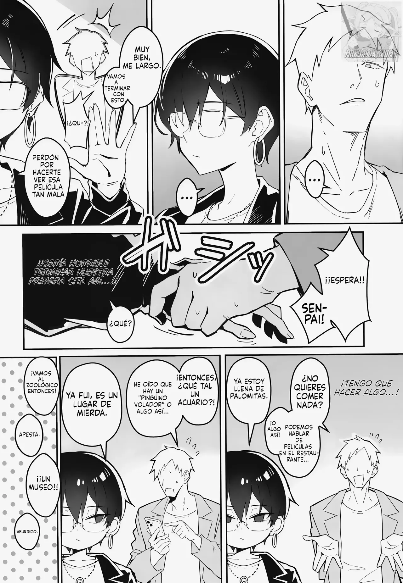 Buaisou na Kakure Kyonyuu Boyish Kanojo to Taikutsu na Date page 6 full